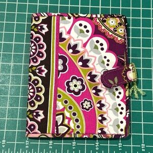 Vera Bradley Passport and ID Holder 2010 Very Berry Paisley Pattern